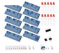 10 PCS NE555+CD4017 Running LED Flow LED Light Electronic Production Suite DIY Kit