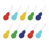10 pcs Needle Threaders Brass Wire Gourd Shaped Plastic Needle Thread Easy to Insert Hand Sewing NeedlesUsed for Sewing Machines Hand Sewing Cros