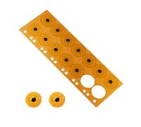 10 pcs NFC Tags NTAG215 FPC Tags 215 Stickers Mini Flexible Smart NFC Nail Stickers NFC Electronic Tag Waterproof Programmable RFID Asset Tag Bluetooth Pairing Access Control 10mm Round
