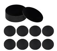 10 Pcs NFC Tags, NTAG215 NFC Sticker Rewritable 25mm Round Coin Cards 504 Bytes Memory Fully Programmable Compatible with Most NFC-Enabled Devices (Black)