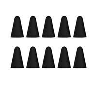 10 Pcs Nib Caps Anti-skidding Professional Capacitance Pen Tip Case Cover Large Resistance Easy Installment Computer Black