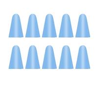 10 Pcs Nib Caps Professional Removable Silicone Touchscreen Pen Tip Case Cover High Sensitivity Large Resistance Sky Blue