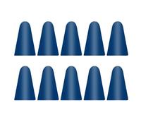 10 Pcs Nib Caps Professional Scratch Resistant Practical Removable Silicone Touchscreen Pen Tip Case Cover Low Noise Blue