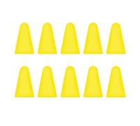 10 Pcs Nib Caps Removable Capacitance Pen Tip Case Cover High Sensitivity Low Noise Nib Sleeve for Tablet Computer Yellow