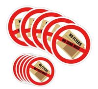 10 Pcs No Junk Mail Stickers Français Junk Mail Stop Blocker Stickers Bilingual Mailbox Signs of Office Mail Sorting Solution Home Security Junk Mail Filter Alternative (English)