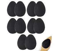 10 Pcs Non Slip Shoe Sole Protector Pads, Stick-on Soles for Ladies Shoes Grips Rubber Pads, Black Noise Reduction Stickers, Sole Protectors, Anti-Wear for Women High Heels Trainers