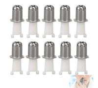 10 pcs Nose Hair Trimmer Head, Nose Trimmer Head Universal Replacement Clipper Blade Heads for Accurate Shaving Practical