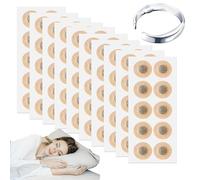 10 Pcs Nose Strips Magnetic Nose Strip Refill Set with A Anti Snoring Ring, Magnetic Nasal Strips for Breathing, Magnetic Nose Strips, Anti Snoring Devices Enhances Nasals Airflow for Women and Men