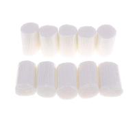 10 Pcs of Knotted Wool, Knotting Yarn, Crochet Yarn, for Knotted Carpet/Pillows/Latch Hook, Crochet, Handicrafts (White)