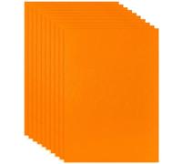 10 PCS Orange Felt Fabric Sheets for Crafts,7.87 x 11.8 inch (20 x 30cm) A4 Stiff Felt Squares 1 mm Thick, Great for DIY Handcraft Supplies, Sewing Projects, Nonwoven Patchwork, Decoration