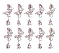 10 Pcs/Pack Butterfly Pendants Nails Art Charm Dangle Nails Charm Nails Art Decorations For Acrylic Nails Jewelry