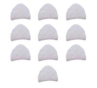 10 Pcs Padded Appliques Plush Furry Hairpin Handmade Ears Hair Barrettes Trendy Decor For Hair Clip