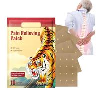 10 Pcs Pain Relief Patches,Tiger Patch,Herbal Arthr/itis Pain Patches,Chinese Pain Relief Plaster Herbal Patches for So/re Shoulder,Jo/int Pain,Arthr/itis,Back,Back and Shoulder Pain Heat Patch