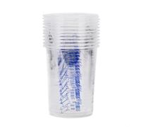 10 Pcs Paint Mixing Calibrated Cup, Plastic Paint Mixing Cups 600Ml Mixing Pots Multipurpose Measuring Cup for Paints and Liquids