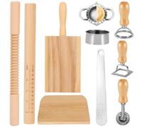 10 PCS Pasta Maker Set for Noodles Cookies Dumplings Ravioli