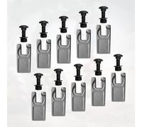 10 Pcs Pengo Auger Teeth 40/50 Degree with Hardware, Replacement Aggressor Auger Teeth Compatible with Pengo Aggressor, Bobcat, McMillen 134501 (10)