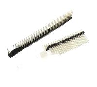 10 Pcs Per Lot Gold Plated 2mm 2.0mm Pitch 2x40 Pin Male Double Row Long Pin Header Strip 15mm