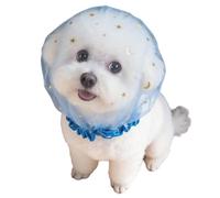 10 PCS Pet Scanning Masks, Breathable, Equipped with Elastic Cords, Suitable for Small And Medium-sized Dogs Weighing 1-10 Pounds(Blue)