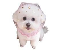 10 PCS Pet Scanning Masks, Breathable, Equipped with Elastic Cords, Suitable for Small And Medium-sized Dogs Weighing 1-10 Pounds(Pink)