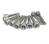 10 Pcs PH2 Screwdriver Bit 50mm for Gypsum Board Drywall Plaster Screws, Chrome Vanadium Steel Drill Bits with Depth Limit Design, Compatible with Electric and