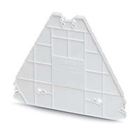 10 pcs - Phoenix Contact D-PTRV 8 WH Series End Cover for Use with DIN Rail Ter