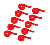 10 Pcs Piano Tuning Wool Felt 110cm Temperament Strip Mute Tape Maintenance (Red)