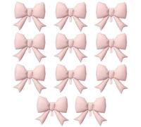 10 Pcs Pink Bow Balloons, Elegant Bow Birthday Decorations, Large Pink Foil Balloons for Party Decor, Ideal for Weddings, Showers, Engagement, 55x43cm