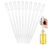 10 Pcs Pipette Dropper Plastic,10ML Pipette Dropper,Graduated Transparent Plastic Transfer Pippets Dropper,Measuring Plastic Pipettes for Transfering Essential, Oils, Perfume, Paints, Lab