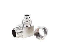 10 PCS PL Quick Fastening Brass Nickel Plated Elbow Connector for Pneumatic 1/8" 1/4" 3/8" 1/2" Air Hose Accessory 4 6 8 10 12MM(KPL10-04,200 PCS)