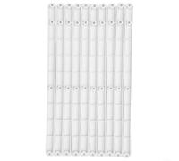 10 Pcs Plastic Drawer Slides,180/235/298mm Quiet Draw Runners,For Home Kitchen Cabinet Furniture Repair Replacement White Black Brown(White-298mm)