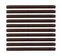 10 Pcs Plastic Drawer Slides,180/235/298mm Quiet Draw Runners,For Home Kitchen Cabinet Furniture Repair Replacement White Black Brown(Brown-298mm)