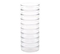 10 Pcs Plastic Petri Dishes with Lid Culture Dish Laboratory Plant Cell Tissue Culture Dish for Lab Science Experiment(90mm)