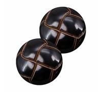 10 Pcs Plastic Round 20mm Buttons Imitation Leather Pattern for Suit Dress Coat Embellish Coffee