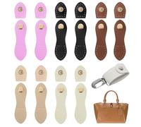 10 Pcs Plastic Snaps Buckles, Plastic Purse Closure Sew on, Bag Clasps and Closures with Hat Clips for Craft Purses, Totes, Notebooks and Wallet Making Supplies