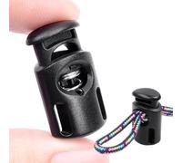 10 PCS Plastic Spring Cord Locks for Drawstring, Paracord Toggle Stopper Clasp Elastic Shoeslace Lock Sweatpants Hoodie String Clips Bungee Swim Goggles Gloves String Lock Replacement