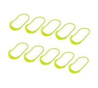 10 Pcs Plastic U Shape Zip Puller Strong Zipper Pull Cord Fluorescent Green
