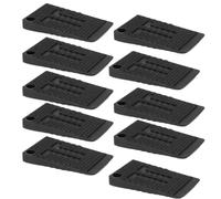 10 PCS Plastic Wedges Flexible Rubber Table Leverler Pads Plastic Wedges Waterproof Non-Slip for Furniture, Table feet, Chairs, Cabinets