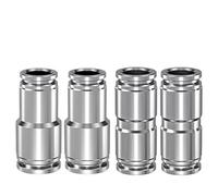 10 Pcs Pneumatic Connector PU Straight Reducer PG Quick Connector 4mm 6mm 8mm 10mm 12mm Air Compressor Hose Gasket(PG12-10,200Pcs)
