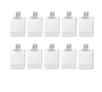 10 Pcs Portable Travel Fluid Makeup Packing Bag, Stand Up Pouch, Squeeze Pouch for Toiletries, Clear Refillable Empty Travel Accessories for Lotion Shampoo Face Cream (50ML(10 Pcs)