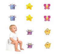 10 Pcs Potty Training Stickers,Reusable Color Changing Toilet Potty Stickers Potty Training Chart,Pee Targets Potty Decal for Kids Boys Girl Toddler