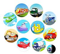 10 Pcs Potty Training Stickers Traffic Toilet Target Sticker Reusable Potty Targets Color Changing Pee Target for Kid Training Use with or Without Potty Training Chart (Traffic)