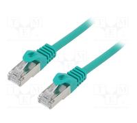 10 pcs : PP6-1M/G - Patch cord, F/UTP, 6, stranded, CCA, PVC, green, 1m, RJ45 pl
