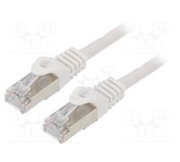10 pcs : PP6-3M - Patch cord, F/UTP, 6, stranded, CCA, PVC, grey, 3m, RJ45 plug,