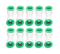 10 Pcs PPR Hose Elbow Connector Quick Push Connection Set (25mm) | Achieve leakproof pipe connections with 10 Pcs PPR elbow fittings for pool irrigation systems featuring steel claw design