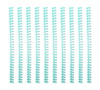10 Pcs Practical Comb Binding Spines Comb Bindings 30 Rings Spirals Binding Coils for Student Teacher Binder Combs and Spines Easy to Open