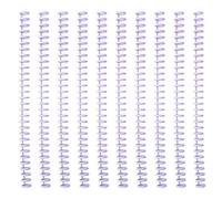 10 Pcs Practical Comb Binding Spines Comb Bindings 30 Rings Spirals Binding Coils for Student Teacher Binder Combs and Spines Easy to Open