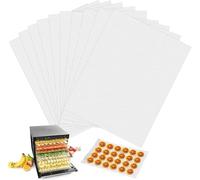 10 Pcs Premium Silicone Dehydrator Sheets,28.5×38.5cm Non-stick Silicone Dehydrator Mats,Reusable Mesh Mats For Fruit Dryer, Reusable Fruit Dryer Mat For Jerky Grains And Veggies.