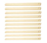 10 Pcs Premium Wooden Clay Rolling Pin Thickness Guides Set, Pottery Tools for Precise Slab Making, 3/5/7/10/12 mm Rolling Pin Guides, Essential Clay Tools for Sculpting and Crafting