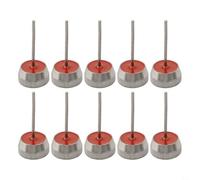 10 Pcs Press Fit Automotive Silicon Diodes 50A 400V for Alternator Rectifier and Electric Generator Accessories, High Heat Dissipation Enamel Material, Strong Conductivity, Compati(Positive)