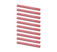 10 PCS Price Display Cubes, Adjustable Number and Letter Price Tag Holders, ABS Material with White On Red, Ideal for Store Counters, Jewelry, and Watch Pricing